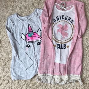 Unicorn lovers!!! 2 awesome unicorn shirts! 🦄